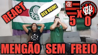 Mengão sem freio!! - React Flamengo 5 x 0 Atletico PR  - 22ª Rodada do Brasileirão 2022