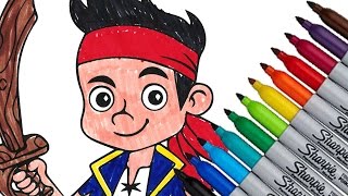 Jake and The Never Land Pirates Coloring page New 2016 Video