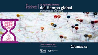 Clausura de la XIX Escuela Feminista Rosario de Acuña - La Agenda Feminista del tiempo global