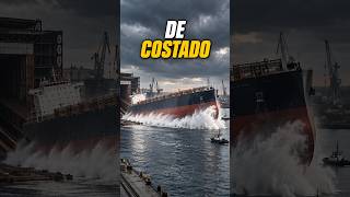 The Exact Moment a Ship is LAUNCHED into the Sea 🌊🔥