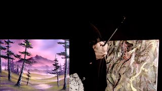 Passenger of Shit paints with Bob Ross