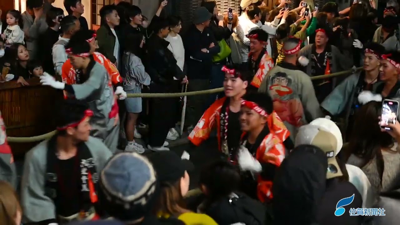 唐津くんちが宵曳山で開幕（2024年11月2日） - YouTube
