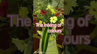 The multi natural colours gather...