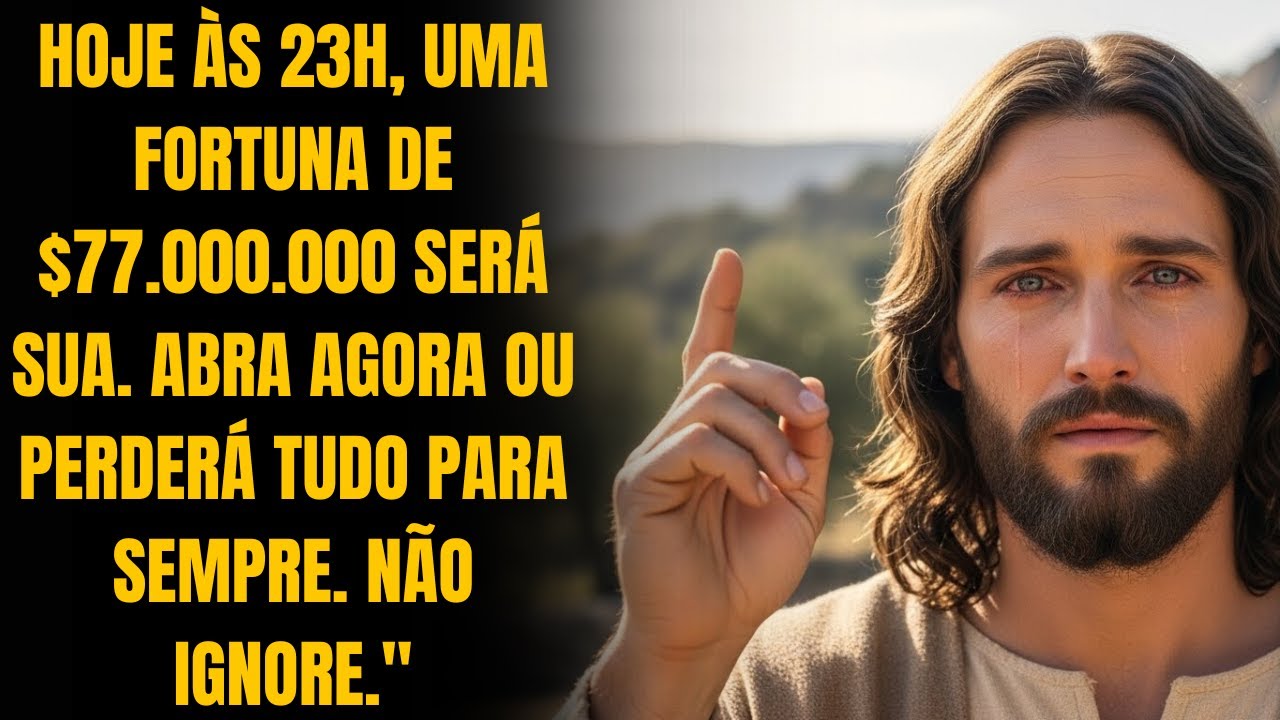 DEUS DIZ: HOJE ÀS 23H, UMA FORTUNA DE $77.000.000 SERÁ SUA...