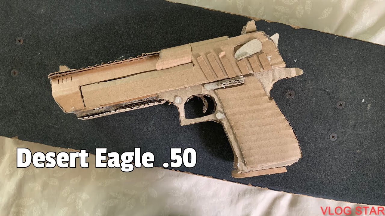 Cardboard Desert Eagle 🇺🇸 YouTube
