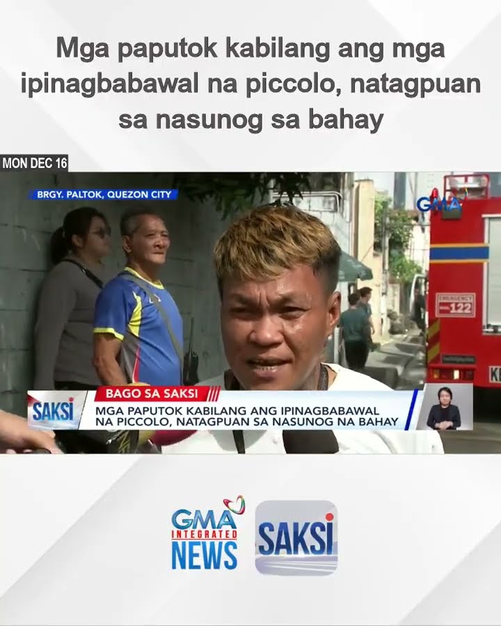 Mga paputok kabilang ang mga ipinagbabawal na piccolo, natagpuan sa nasunog sa bahay | Saksi