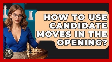 How To Use Candidate Moves In The Opening? - The Chess Codex
