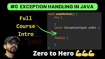 Exception Handling in Java | Zero to Hero – Full Course Launch