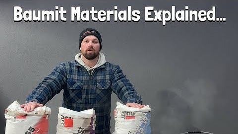 Baumit silicone Thincoat Render materials explained.