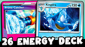 This 26 ENERGY Kingdra Deck is DISGUTING Right Now!