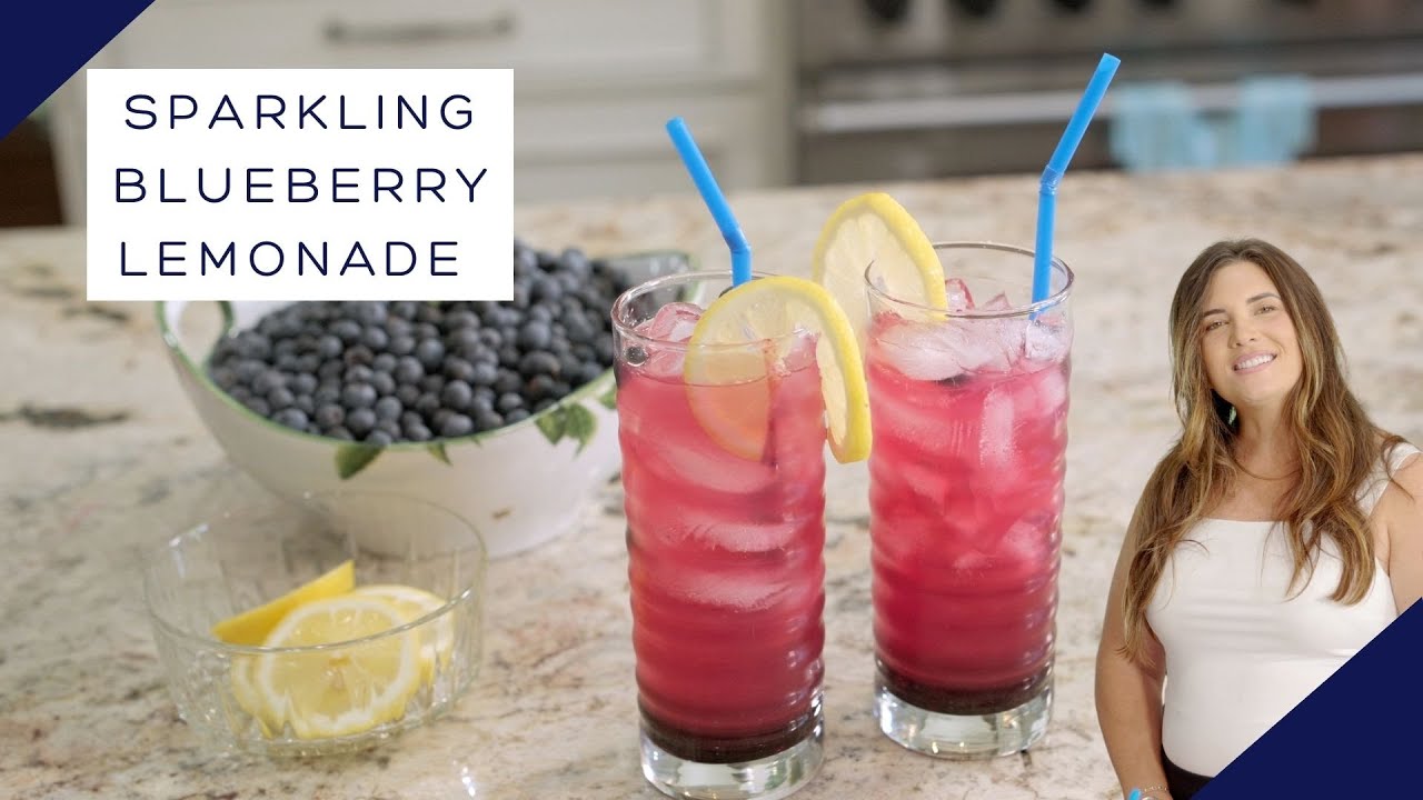 Sparkling Blueberry Lemonade Recipe - YouTube