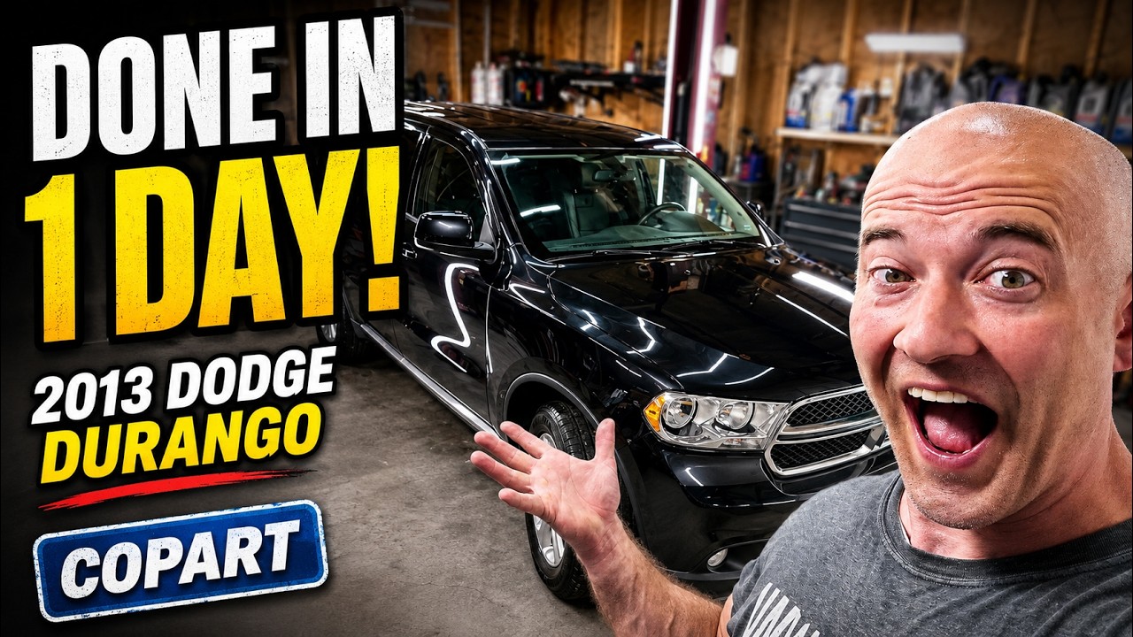 Can I Finish This Copart Dodge Durango in ONE DAY?!