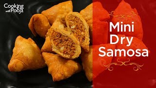 Mini Dry Samosa | हल्दीराम जैसे खस्ता  मसाला समोसा | Masala Samosa