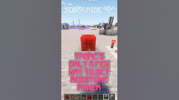 ALL THE WAYS (I think) to get a REDSTONE SIGNAL SOURCE! | Redstone with PsiVolt #minecraft #redstone