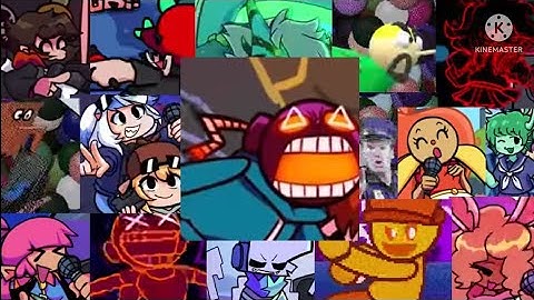 FNF Retrospecter ballistic remix but every turn a different character sing it