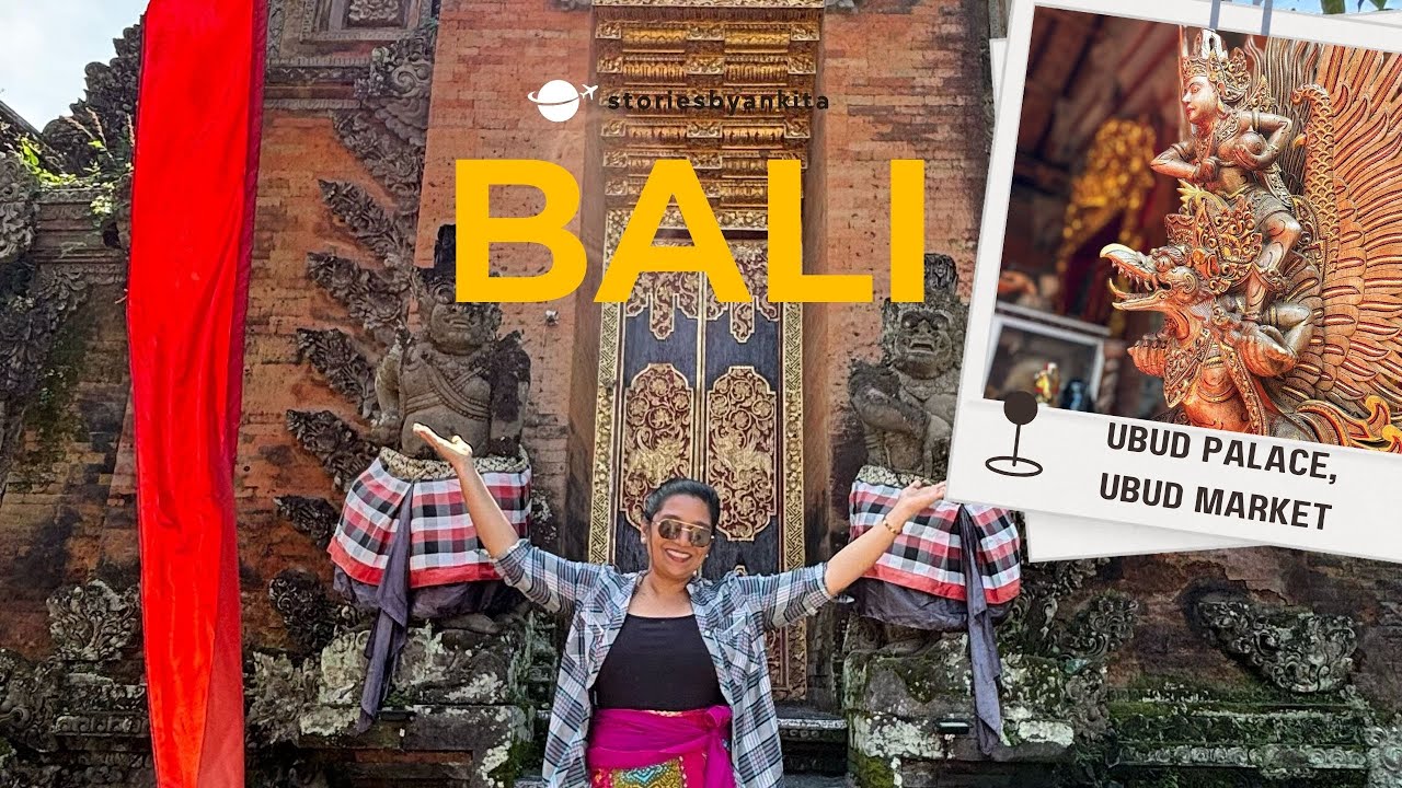 Finally shopping in Bali | Ubud Palace, Ubud Market | Travel Vlog | Bali Vlog | Full Day Tour 🌊