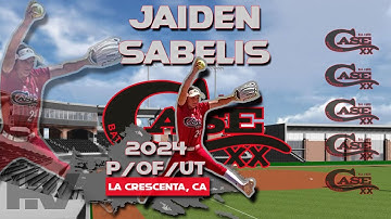 2024 Jaiden Sabelis Pitcher and Outfield, Softball Skills Video - Case Batbusters