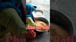 "Rajasthani churma bati making 😊|#minivlog #vlog #trending