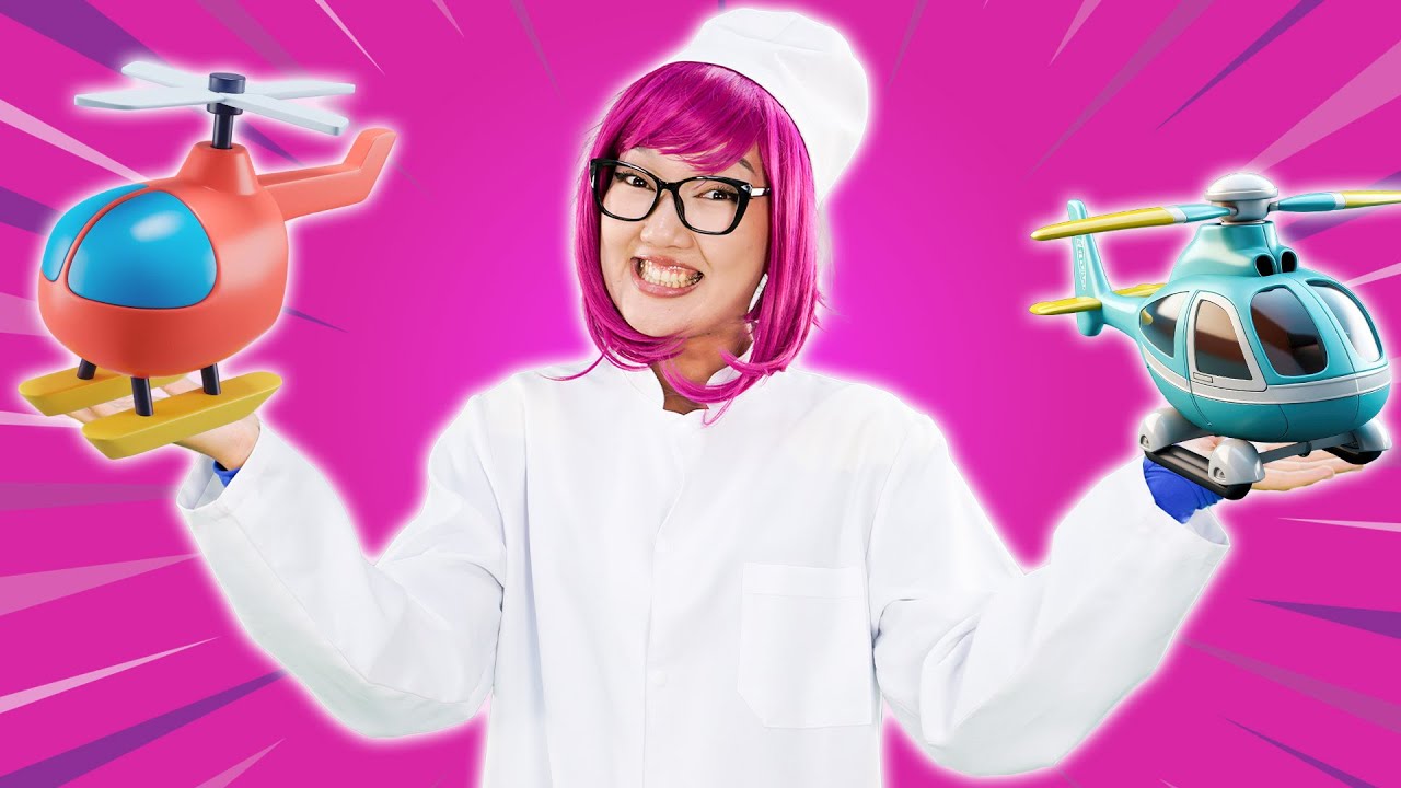 Heli Helicopter Song | It's Rescue Time! Firefighter, Ambulance and Police | Hokie Pokie Kids Videos