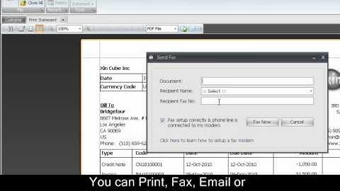 How to generate customer statement - Xin Invoice software 3.0