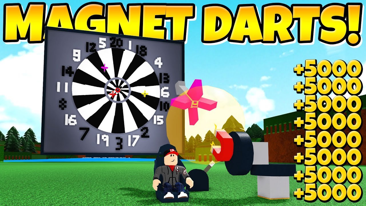 MAGNET DARTS In Build a Boat! *Winner gets gold!*