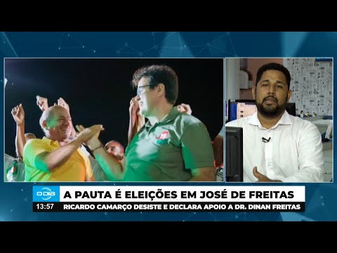 Ricardo Camarço declara apoio a Dr Dina em José de Freitas 04 10 2024