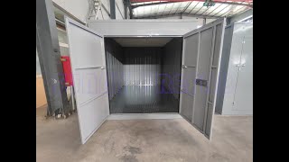 Netherlands Project Roof Anti Condensation Spraying Insulated 10ft 12ft 16ft Flat Pack Container Box