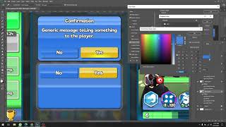 Making Game UI Panel in Photoshop
