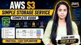 AWS S3 Complete Tutorial in Hindi | Amazon S3 Explained in 11 Minutes | Beginner Friendly 📈📌🎯