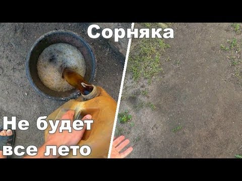 Средство от сорняков в домашних условиях