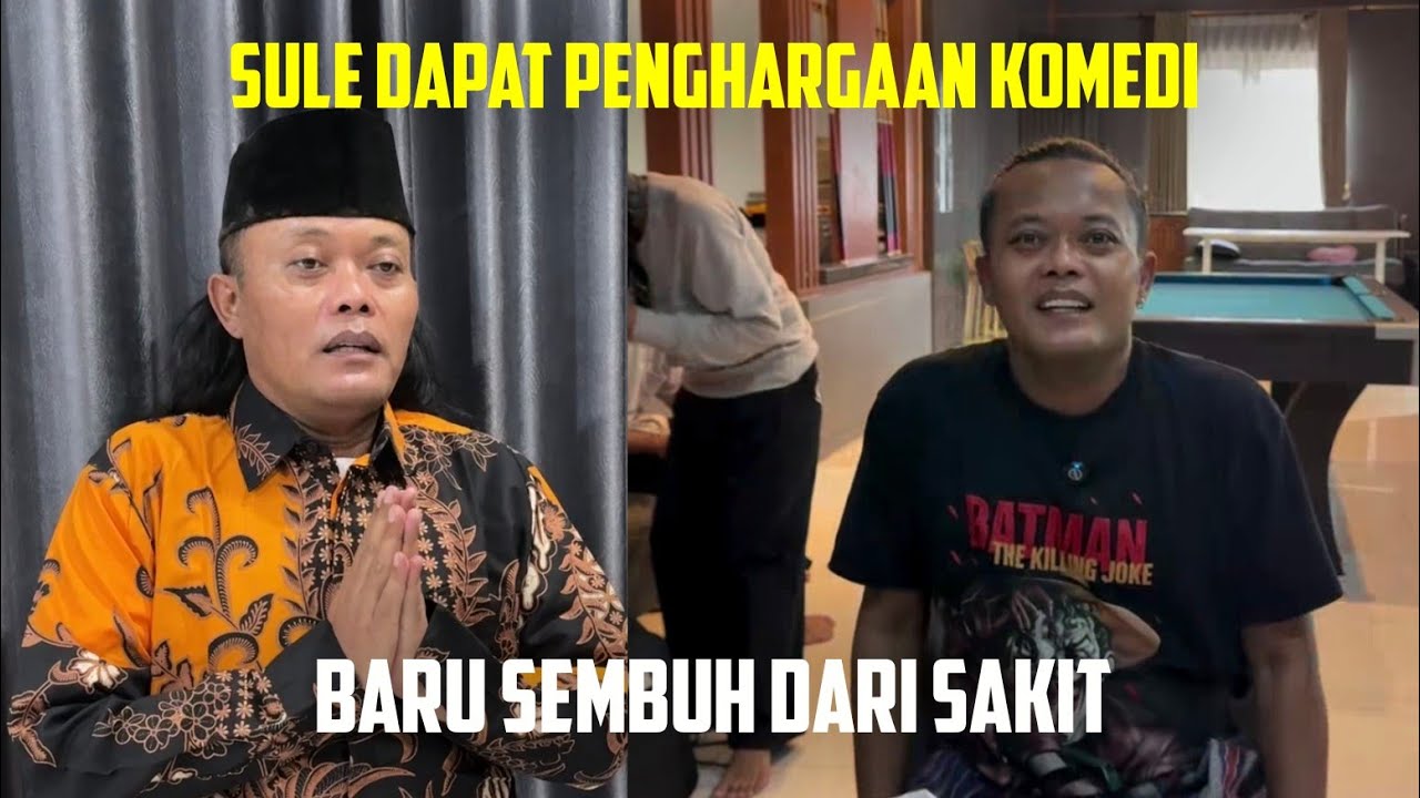 SULE DAPAT PENGHARGAAN KOMEDI, BARU SEMBUH DARI SAKIT