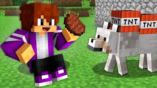 ЭТА СОБАКА СПАСЛА НАШУ ДЕРЕВНЮ В МАЙНКРАФТ 100% троллинг ловушка minecraft