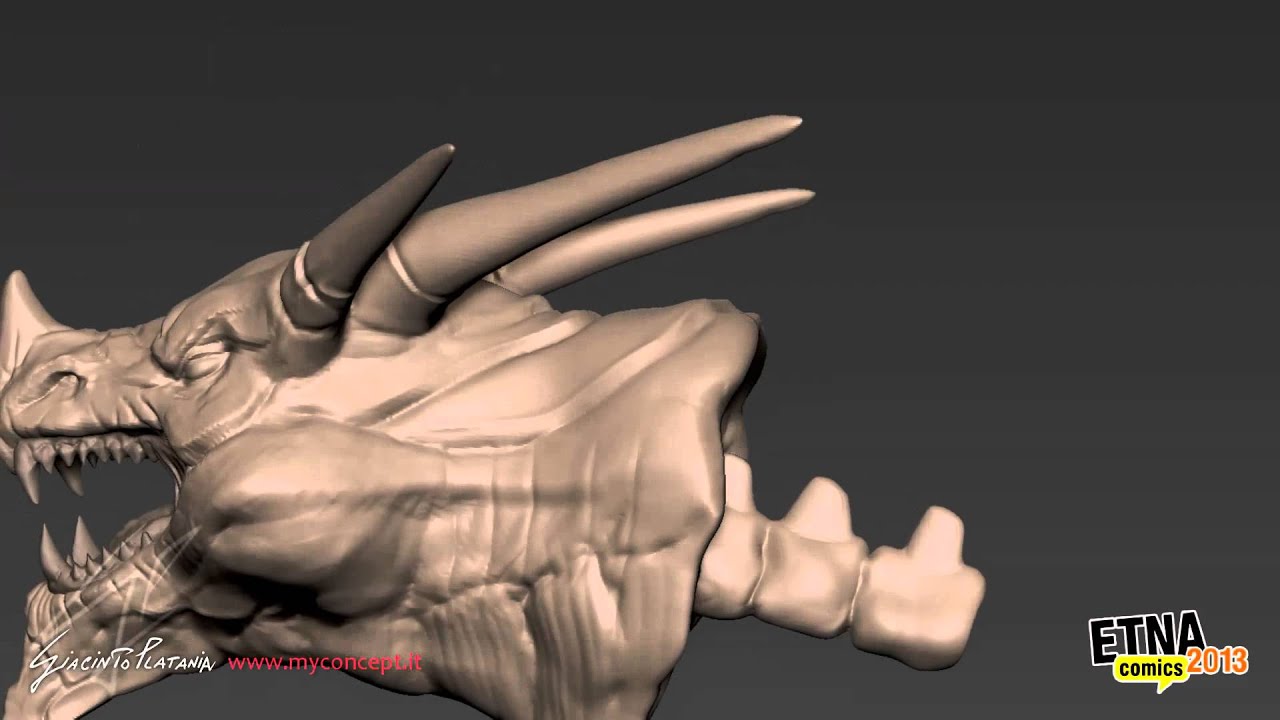 Dragon Head Speed Sculpt YouTube