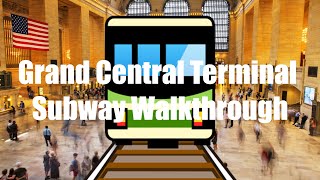 ¹⁰⁸⁰ᵖ¹²⁰ Walking Through The Grand Central Subway Station & Subway Ride 🚆🚇 | New York, NY | 2015