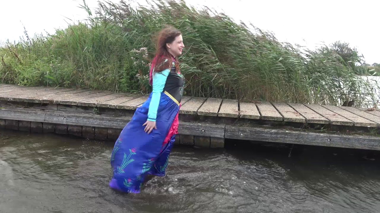 Zara swims 'for the first time in forever'.