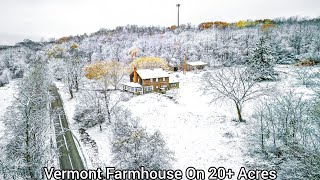 Celebrity Vermont Farmhouse On 20+ Acres | VT Real Estate | Insulated Attic Spaces | Vermont Winter Charm Net Worth