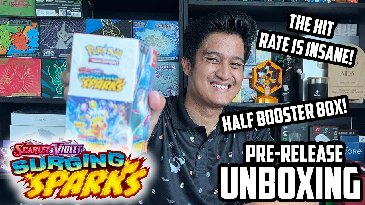 surging sparks 18 pack booster box Pokemon Tcg Surging Sparks (18 Packs)