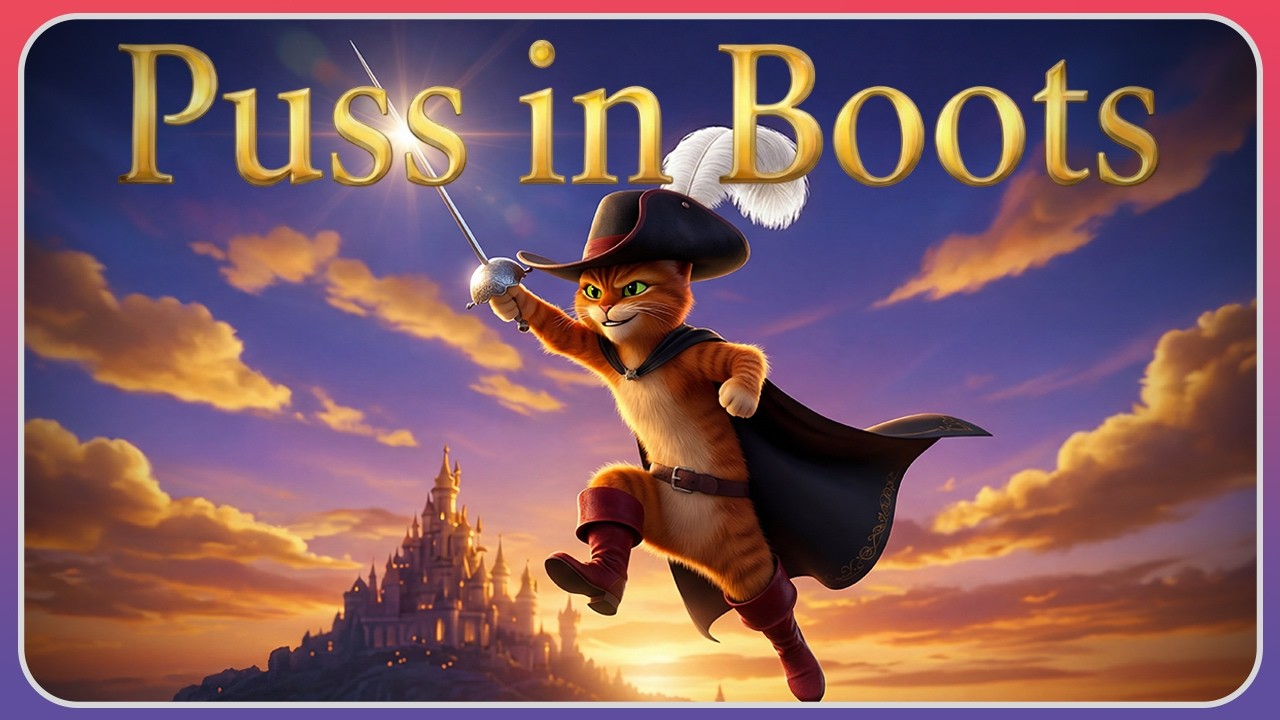 Puss in Boots - A Magical Retelling of the Clever Cat’s Adventure | Bedtime Fairy Tales in English