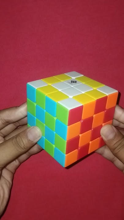 Checkerboard Pattern on 4x4 Cube - YouTube