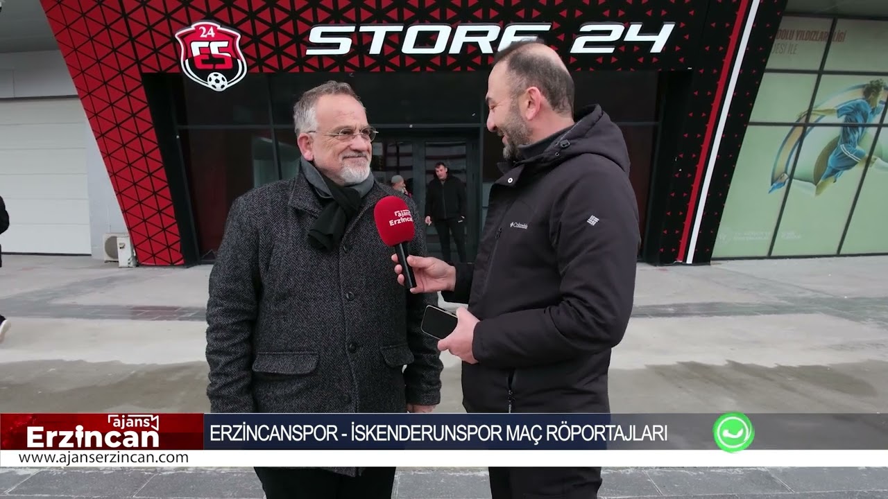 Erzincanspor - İskenderunspor Maç Öncesi ve Sonrası Röportajları