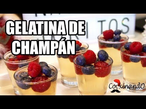 Video: Jalea De Champán Con Frutos Rojos