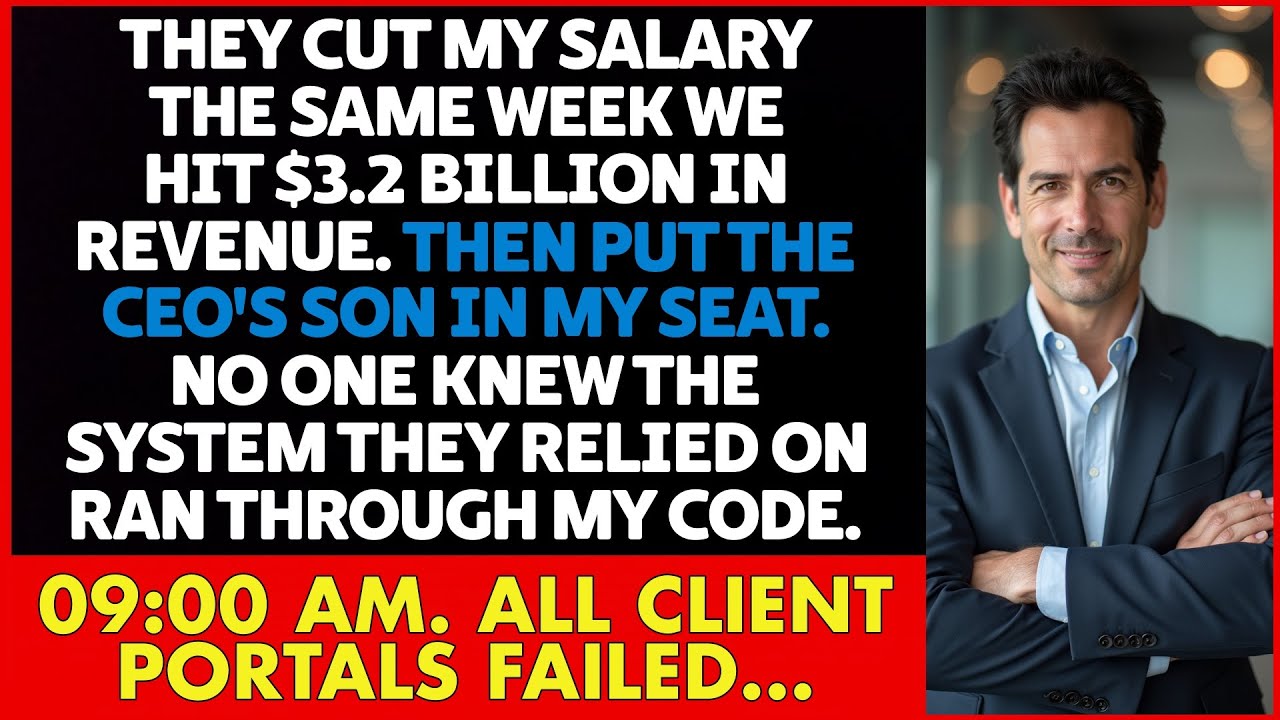 They CUT my SALARY, gave the CEO'S SON my SEAT — By 09:00 AM, all CLIENT PORTALS FAILED