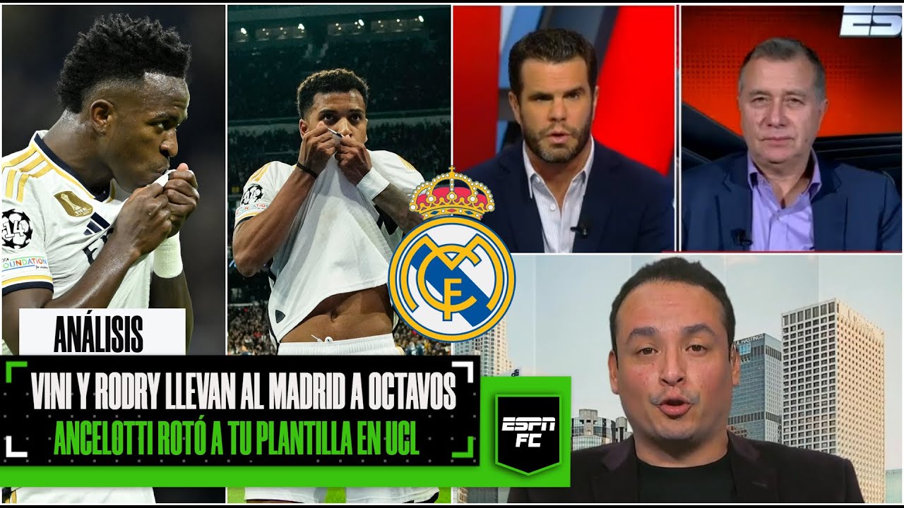 ANÁLISIS Real Madrid, con GOLEADA, selló su pase a octavos de final de ...