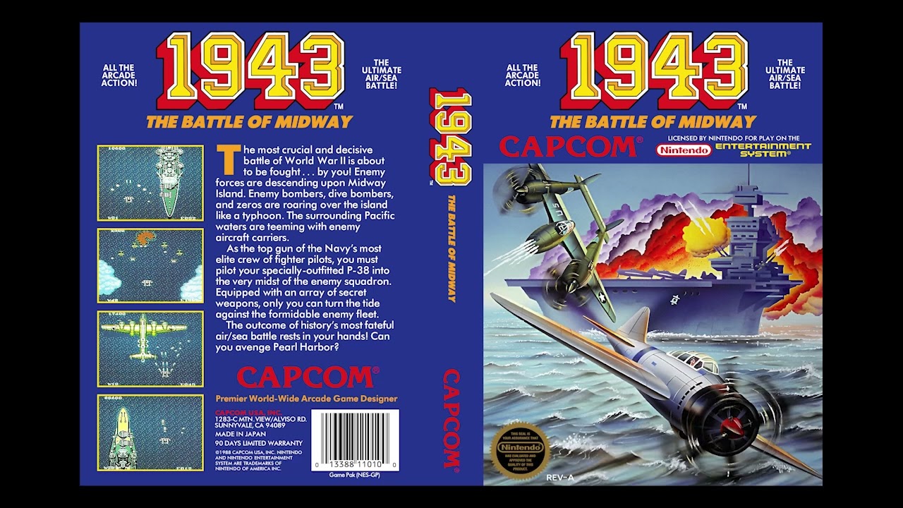 1943 - The Battle of Midway | Nintendo (NES - FAMICOM) Original