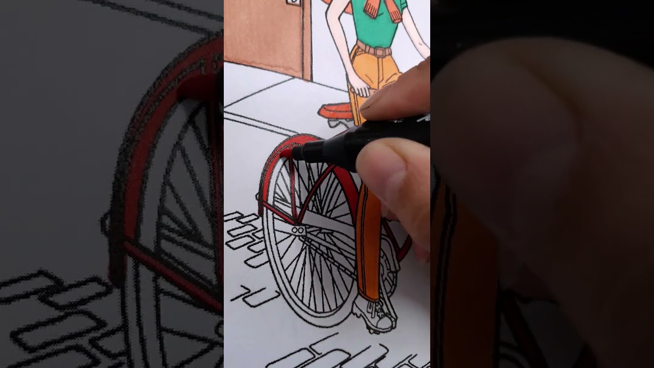 Barbie rides a bike/बार्बी बाइक चलाती है/Барби катается на велосипеде