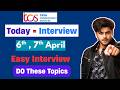 Today's TCS Interview Experience Out | Actual TCS Interview Questions 2026 | April Interview