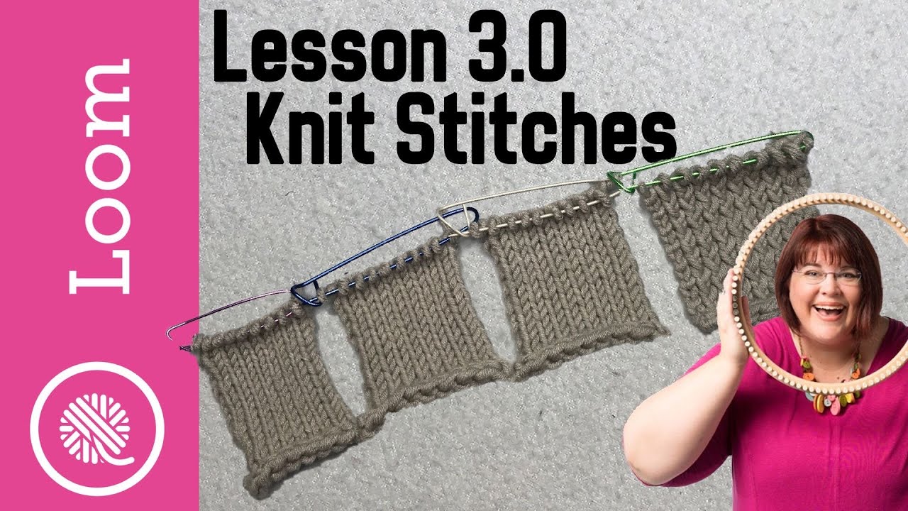 Basic and Advanced Loom Knit Stitch Reference Guide Set 