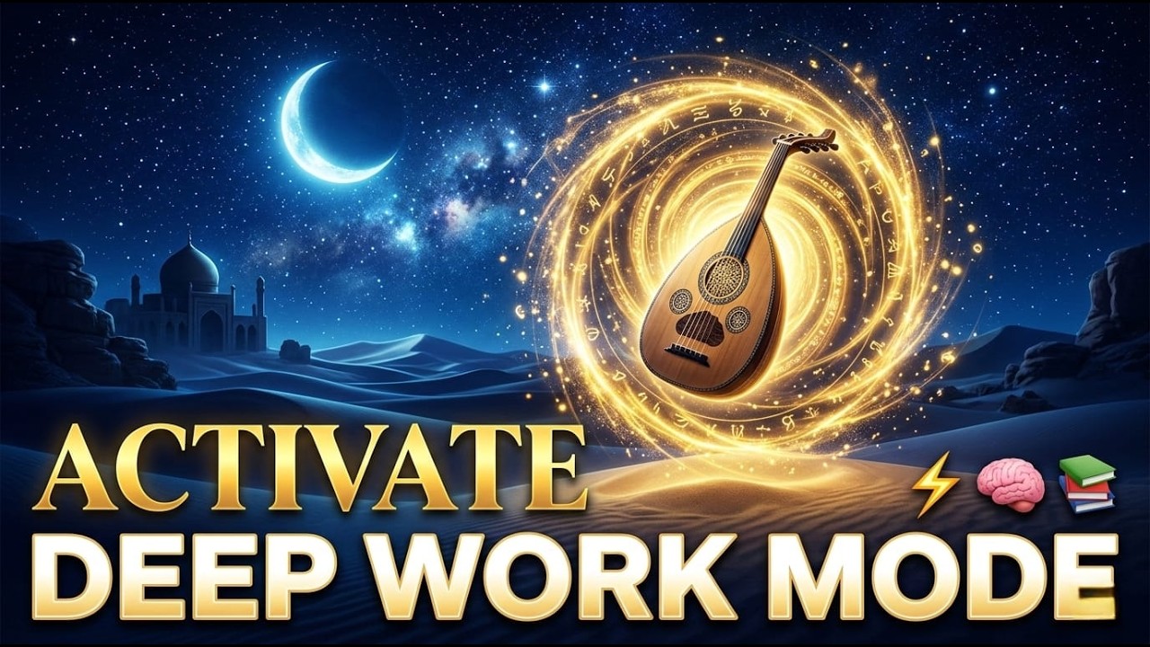 Spiritual Arabic Instrumental 1H – Peaceful Oud & Ney Meditation | موسيقى روحانية هادئة