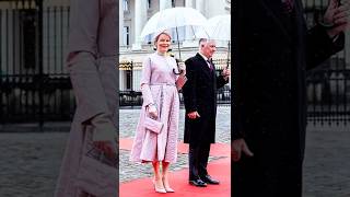 Queen mathilde looks gorgeous in Dior Dress #news #gbnews #royalnews