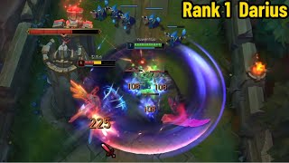 Rank 1 Darius: HE IS THE KING ON TOP LANE!